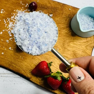 Luxury blue salt